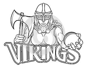 Viking Trojan Celtic Knight Cricket Warrior Woman