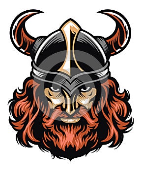 Viking warrior head