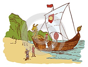 Vikings landing