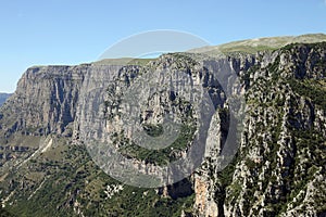 Vikos gorge landscape Greece