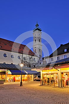 Viktualienmarkt and the Heiliggeist photo