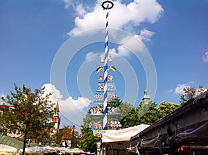 Viktualienmarkt in Munich, Bavaria, Germany photo