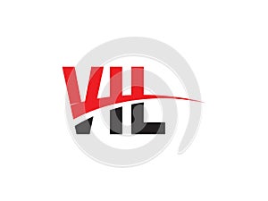 VIL Letter Initial Logo Design Vector Illustration photo