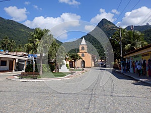 Vila do Abraao in Ilha Grande Beach in Rio de Janeiro State photo