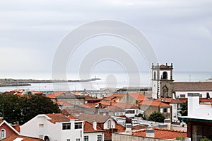 Vila do Conde and the Atlantic Ocean, Portugal