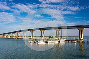 The Vilano Causeway, in Vilano Beach, Florida. photo