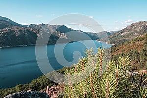 Vilarinho das Furnas dam in Peneda-Geres National Park