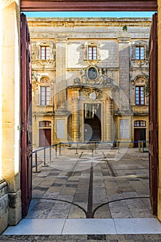 Vilhena Palace also known as the Magisterial Palace is a French Baroque palace in Mdina, Malta, Europe