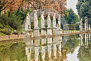 Villa Adriana Canopus caryatids details