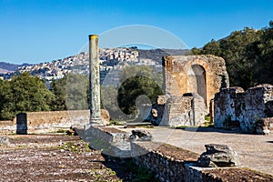 Villa Adriana near Rome Italy. Hadrian Villa