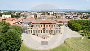 Villa Bagatti Valsecchi, villa, aerial view, eighteenth century, Italian villa, Varedo, Monza Brianza, Lombardy Italy photo