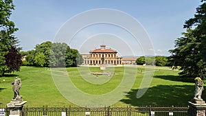 Villa Bagatti Valsecchi, villa, aerial view, eighteenth century, Italian villa, Varedo, Monza Brianza, Lombardy Italy photo