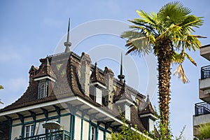 Villa Belle epoque in Montreux, Switzerland photo