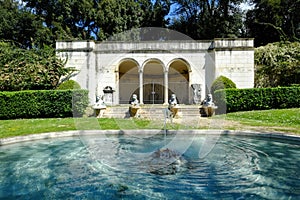 Villa Borghese gardens in Rome