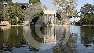 Villa Borghese park in Rome