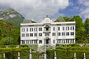 Villa Carlotta architecture, Como lake, Lombardy, Italy