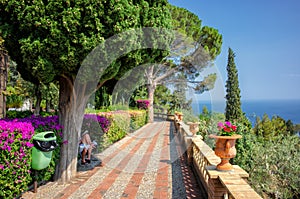 Villa Communale in Taormina