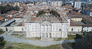 Villa Cusani Tittoni Traversi, panoramic view, aerial view, Desio, Monza and Brianza, Italy photo