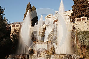 Villa D`este and  the water dance.