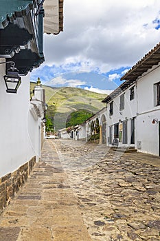 Villa de leyva town streets