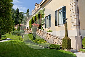 Villa del Balbianello on Lake Como, Lenno, Lombardia, Italy