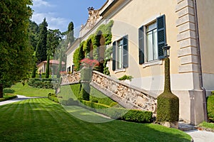 Villa del Balbianello on Lake Como, Lenno, Lombardia, Italy photo