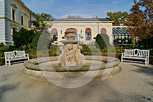 Villa Edward Herbst , museum - garden,fountain