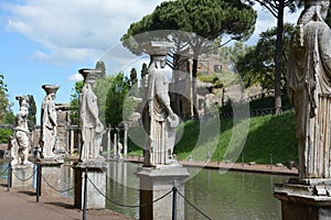 Villa of the emperor Hadrian in Tivoli, Italy