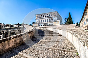 The Villa Farnese in Caprarola, italy