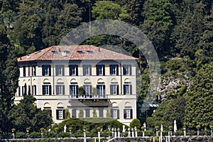 Villa Fontanelle in Moltrasio on Lake Como in Italy photo