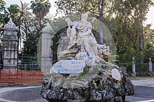 Villa Giulia park in Palermo photo