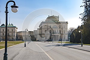 Villa Huegel, representative building of Family Krupp, Krupp Estate, Essen, Ruhr Area, Germany