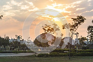 Villa-Lobos Park in San Paulo Sao Paulo, Brazil Brasil