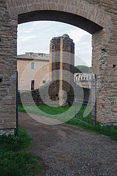 The Villa of Maxentius in Rome, Italy