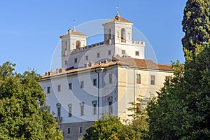 Villa Medici on Pincian hill in Rome, Italy