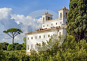 Villa Medici on Pincian hill in Rome, Italy