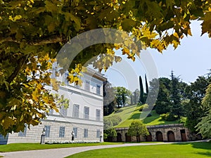 Villa Melzi D`Eril and the garden, Lake Como, Italy