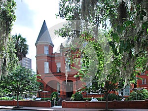 Villa in Park in the Old Town of Savannah, Georgia