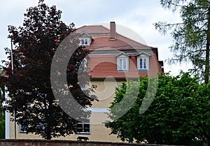 Villa at the River Ilm in the Old Town of Bad Berka, Thuringia