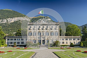 Villa Sola Cabiati near the Lake Como village of Tremezzo, Lombardy Italy photo