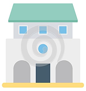 Villa Vector Icon Which can easily modify or edit