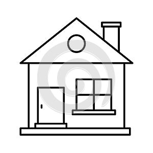 Villa Vector Icon which can easily modify or edit
