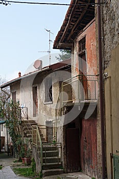 Villa Vergano, old village in the Lecco province, Italy photo
