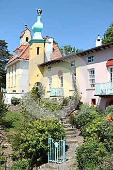 Villa Winch And Chantry Row, Portmeirion Village, North Wales