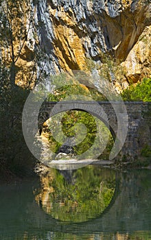 Villacantal Bridge, Vero River. photo