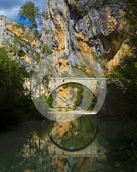 Villacantal Bridge, Vero River. photo