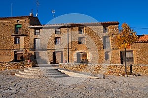 Villafranca del cid houses in Castellon Maestrazgo