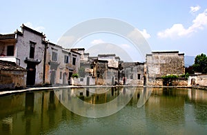 hongcun,the famous chinese village