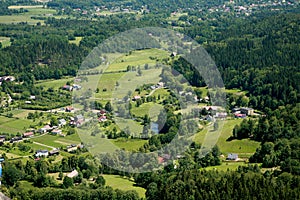 Village aerial view