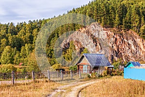 The village of Aigir. Southern Urals.